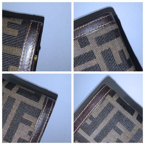 Fendi zucca vintage kisslock wallet EUC - Picture 5 of 5